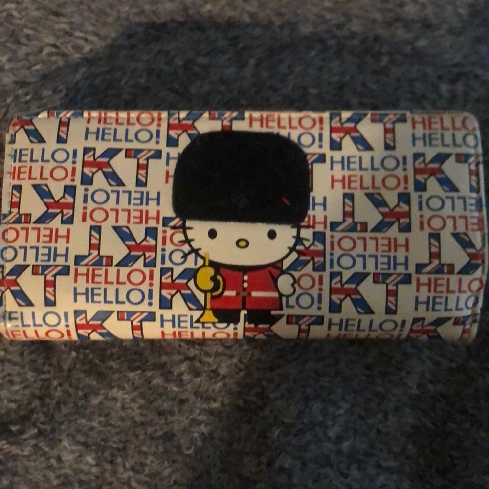 Vintage 90s hello kitty British flag wallet 🇬🇧💂